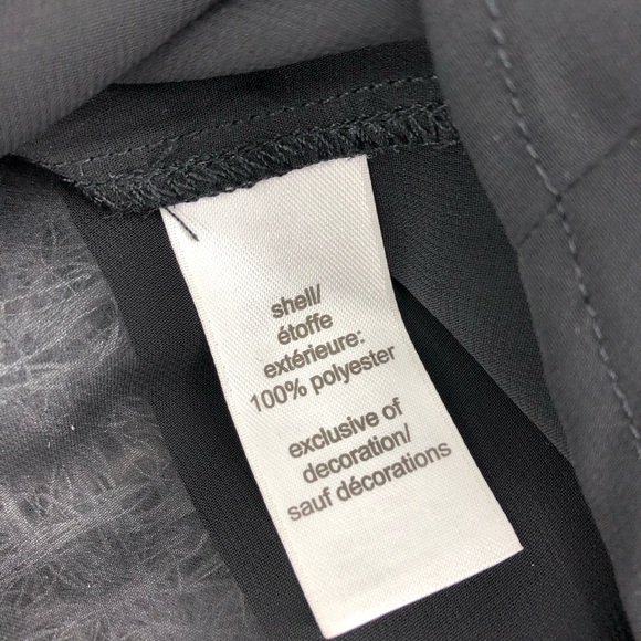 NWOT Black Sheer Embellished Blouse - Picture 12 of 13